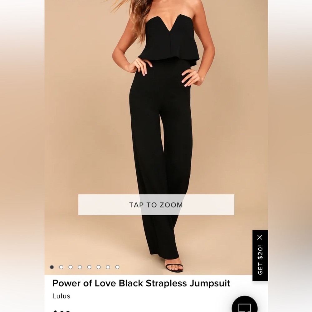 Lulu's black jumpsuit